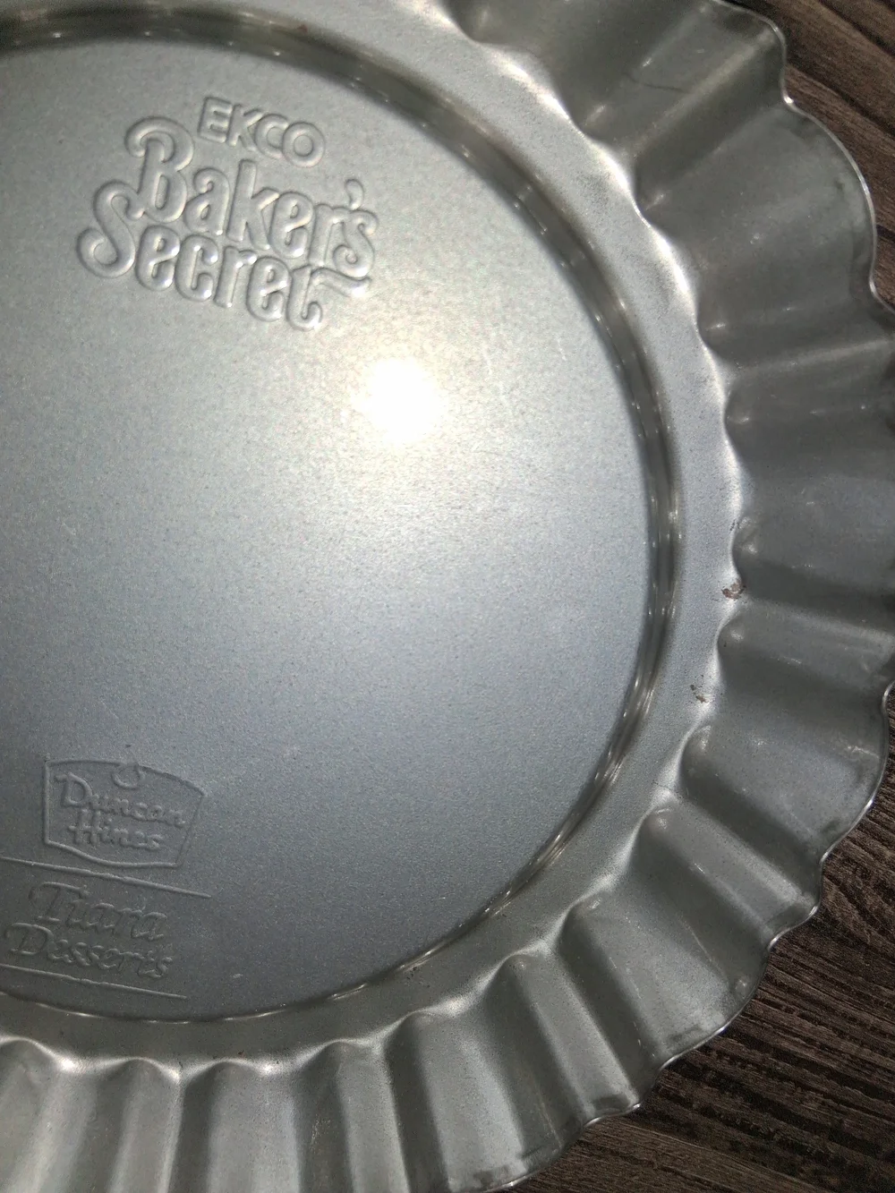 ​Vintage Ekco Bakers Secret Duncan Hines Tiara Dessert Tart Pan Fluted 10 Inch